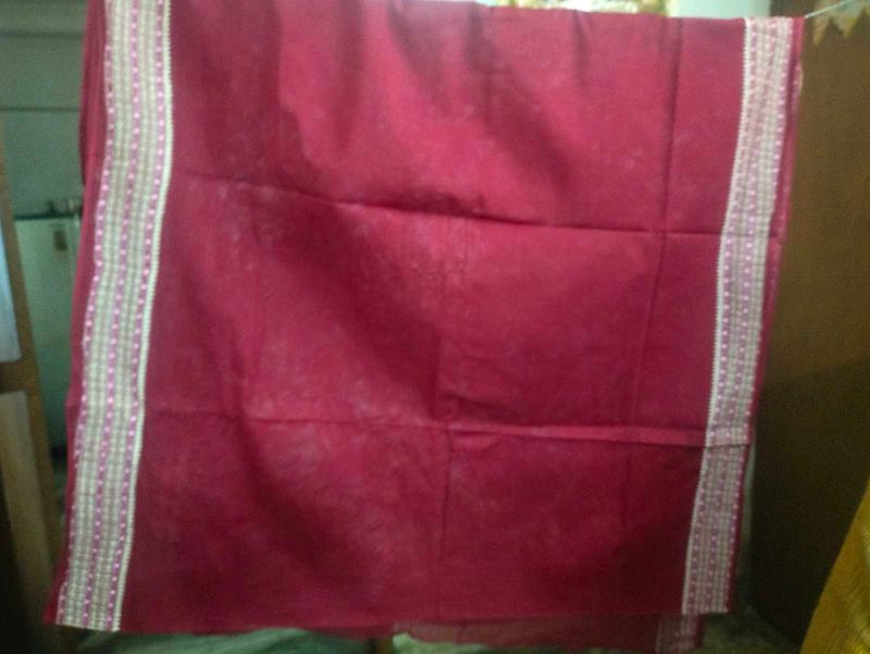 Cotton Soft Saree And Blouse.