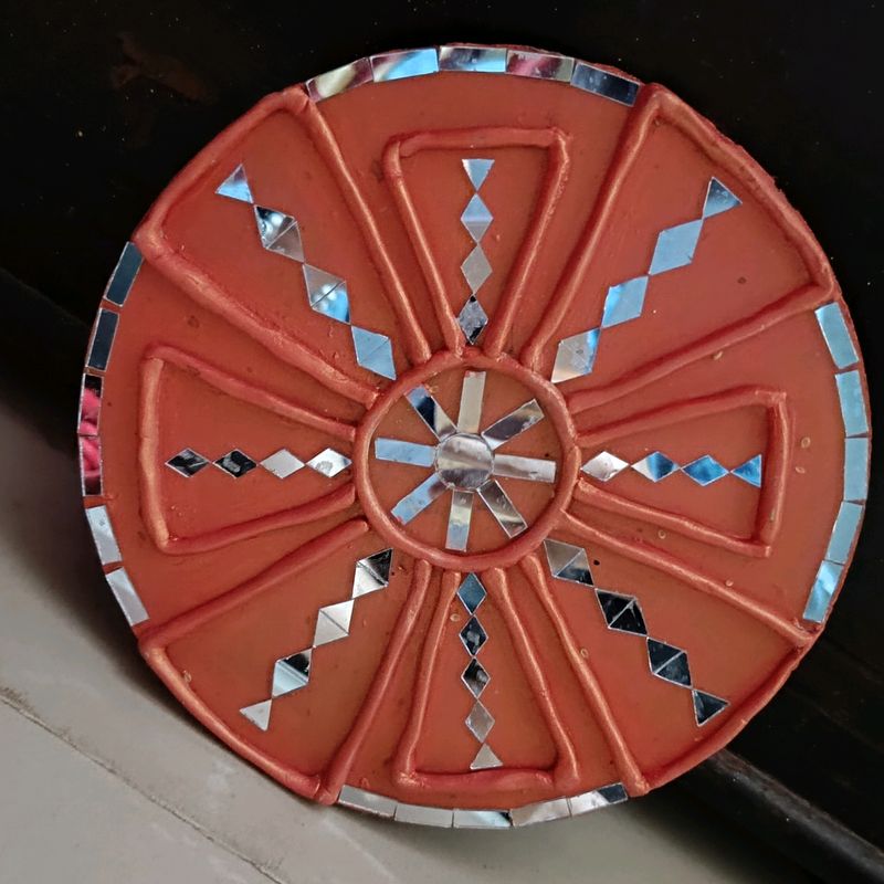 Lippan Art With Mirror Work