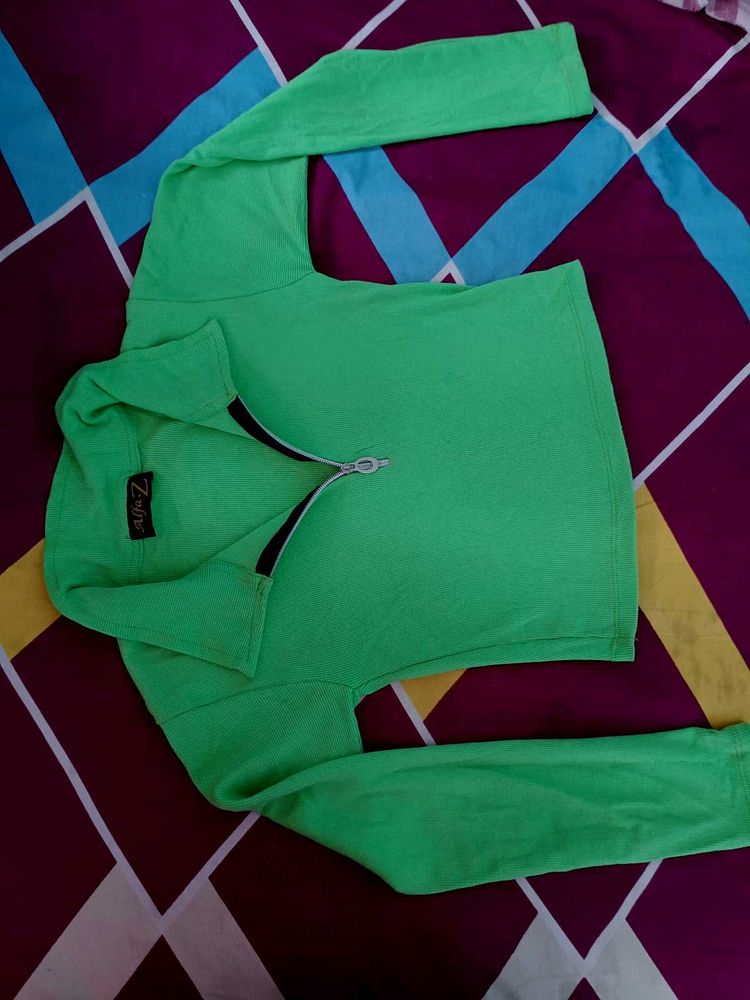Bright Green Pullover