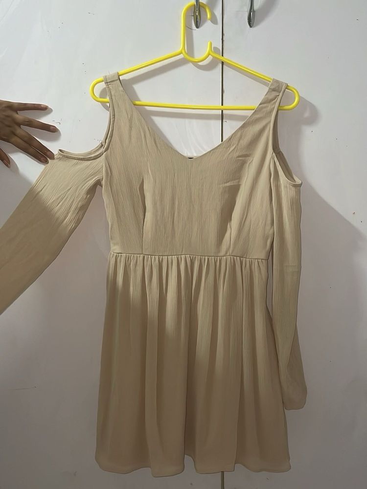 Cute beige dress