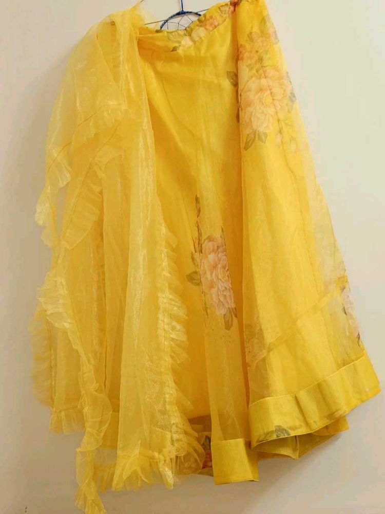 Yellow Lehenga For Women