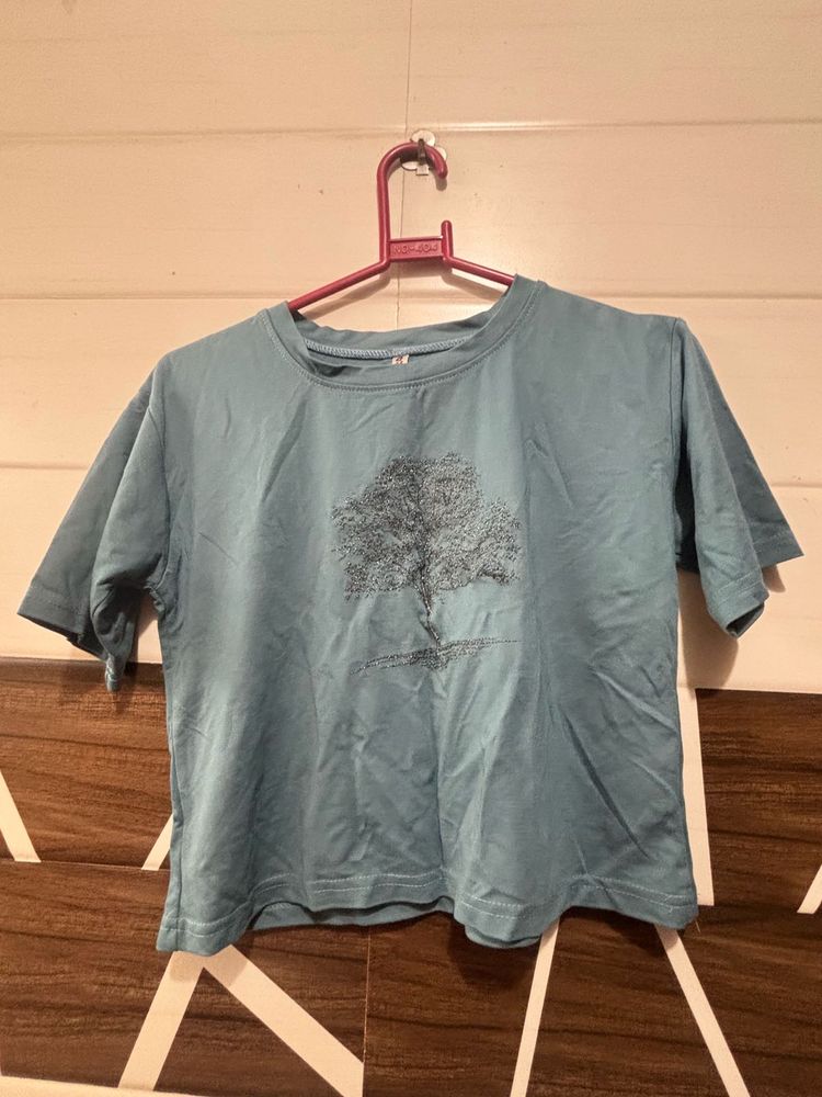 Blue Tree Graphic Tee