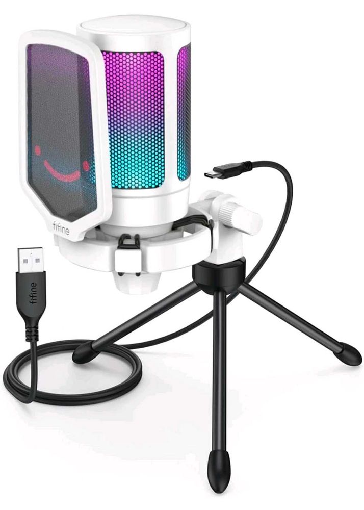 FIFINE Ampli Game USB Microphone ..🎙️✨