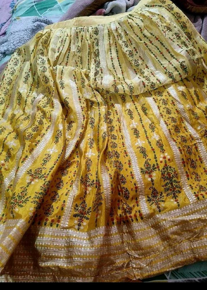 New Yellow Lahnga (Not In Coins)