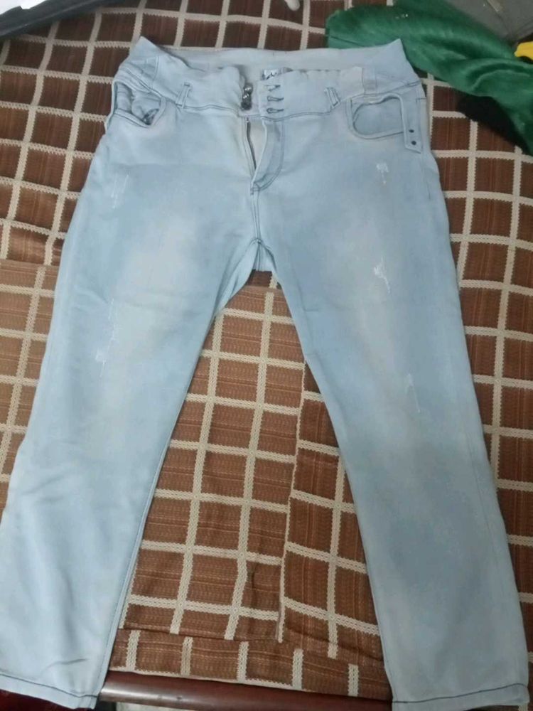 Light Wash Denim Jeans