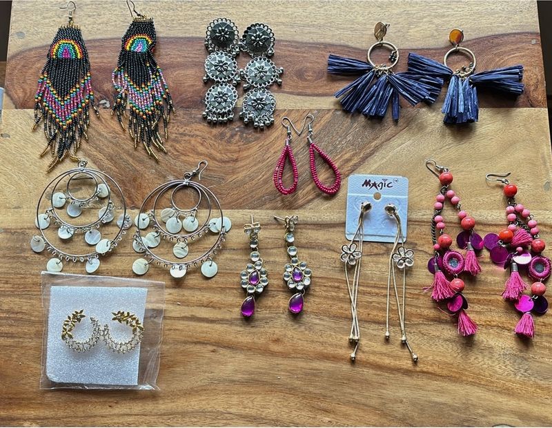 9 pair Earrings combo