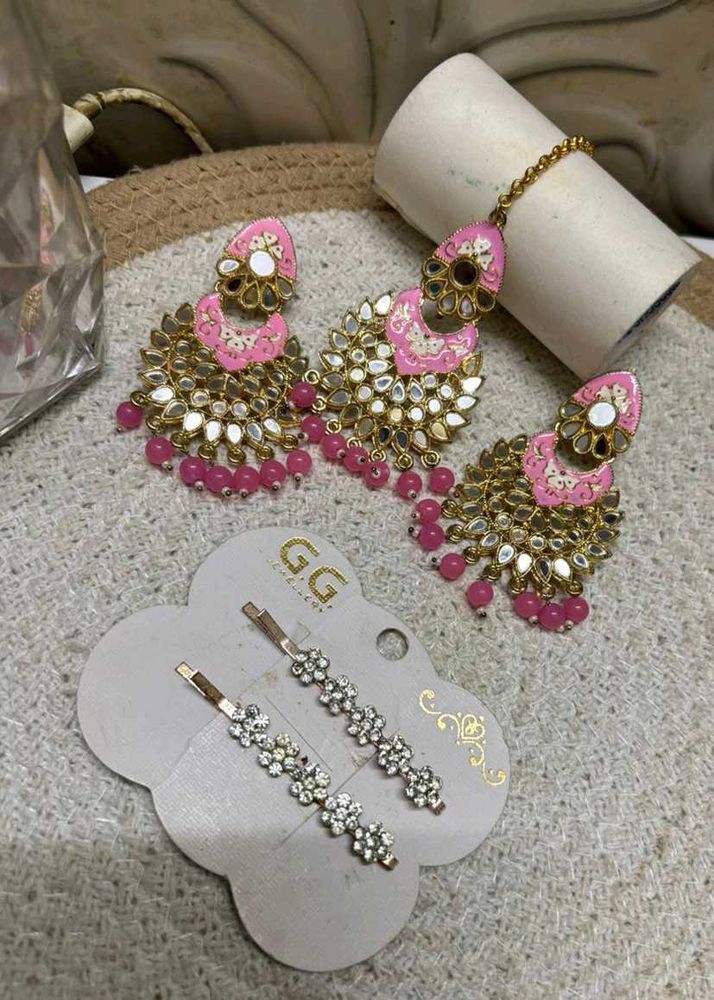 Earring &amp; Hair Pin Set