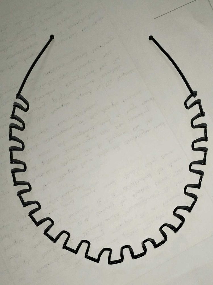 Black Zig-Zag Headband