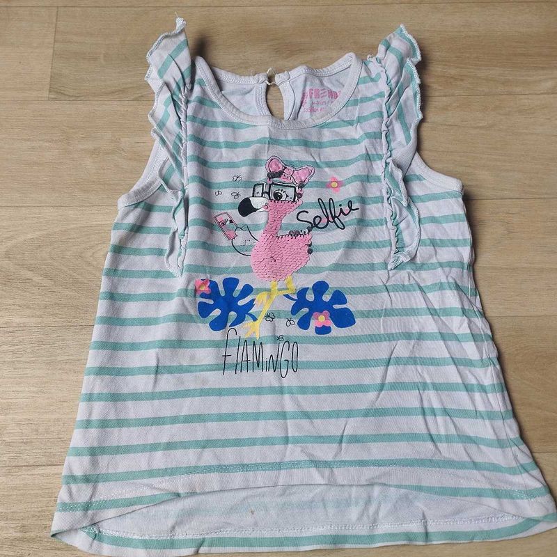 Cute Flamingo Girl&#39;s Top