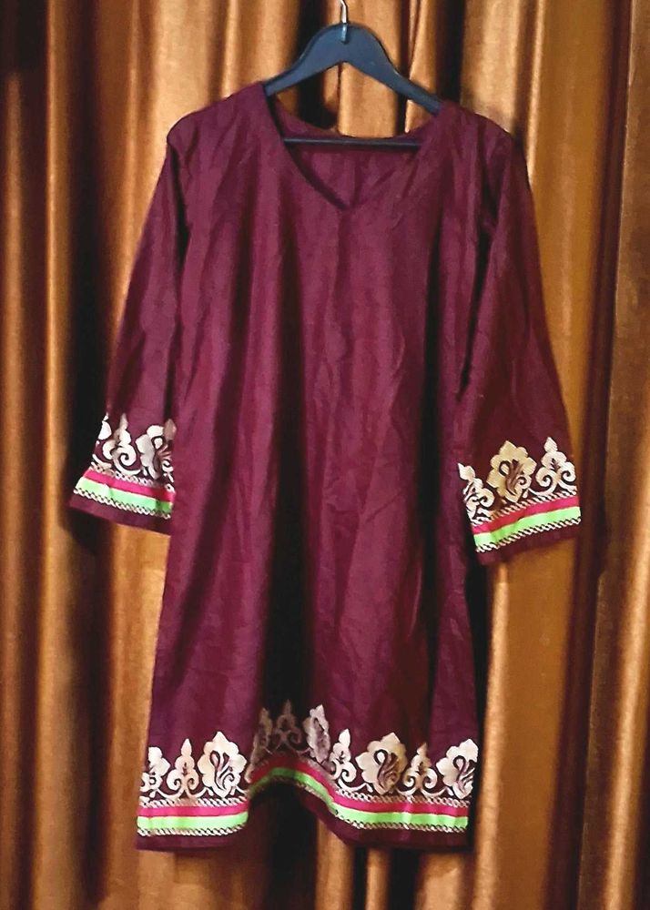 Kurti Size 44, extra margins for upto 46 inche