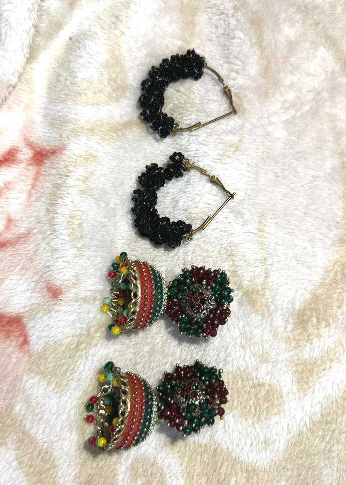 Earrings - Jhumkas &amp; Hoops