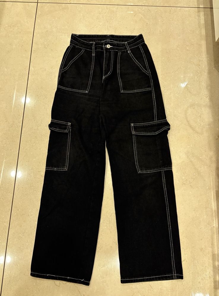 Black Cargo Pants