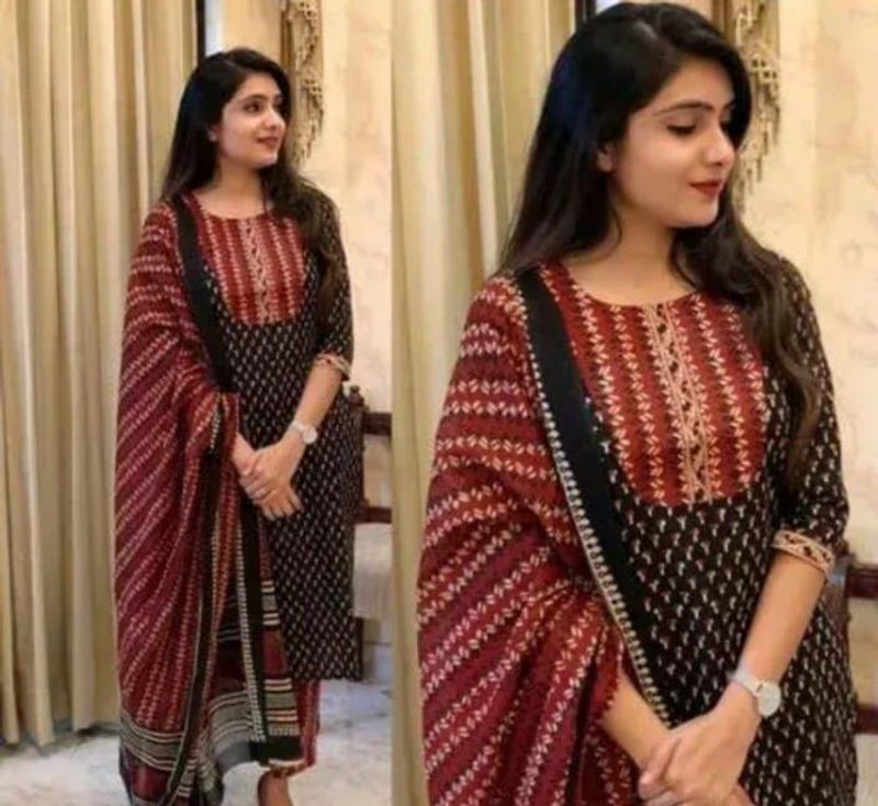 Brown Kurta Set