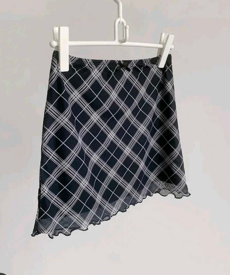 Plain Korean Mini Skirt