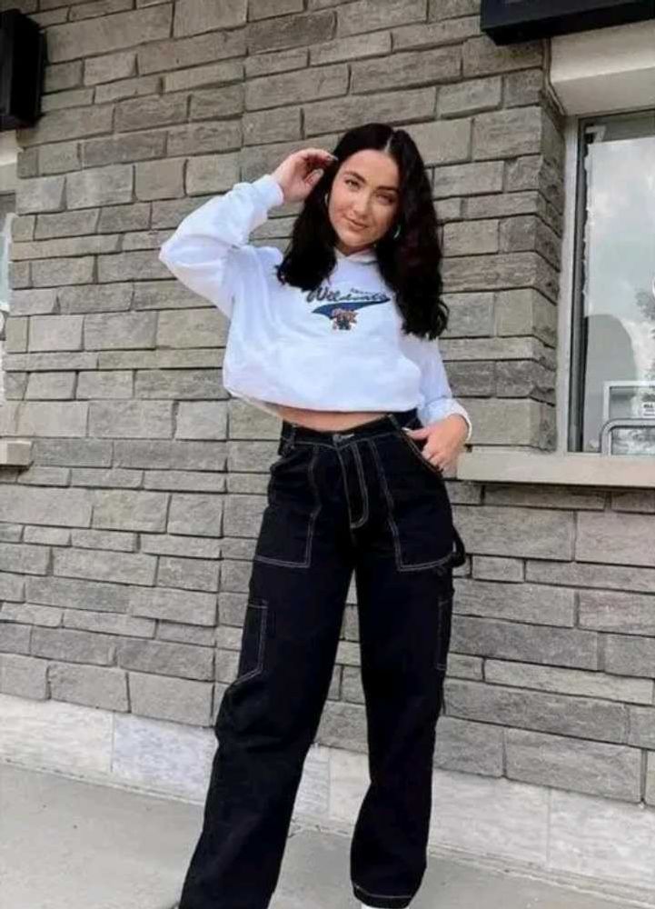 Stylish Black Cargo Pants