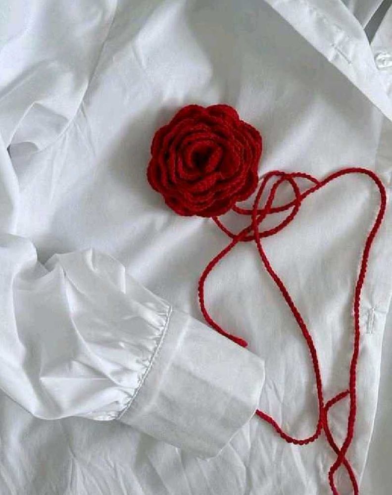 Multipurpose Red Rose Crochet