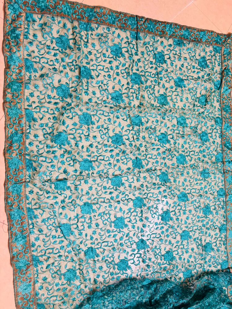 Embroidered saree