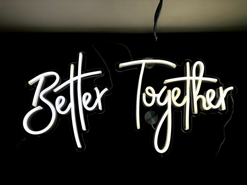 Better Together Neon Sign Lights
