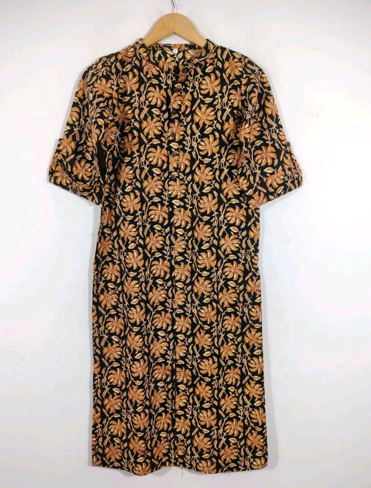 Black Printed Kurtha
