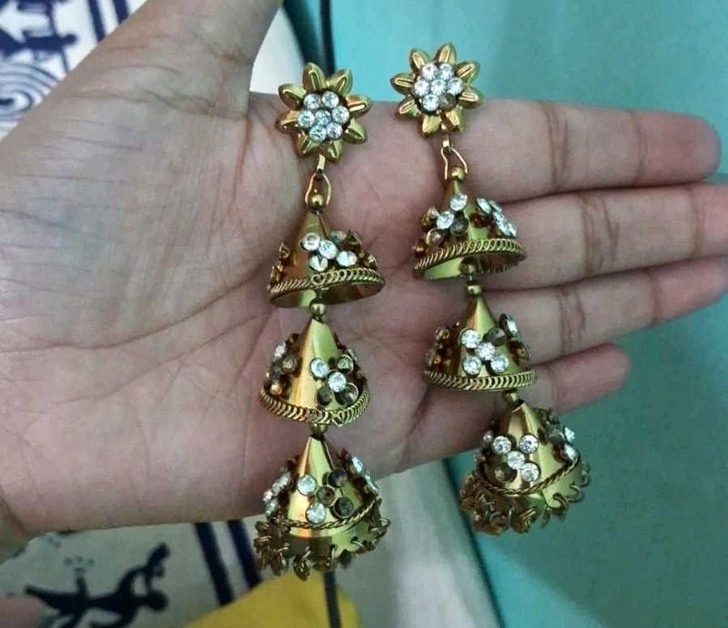 Statement Jhumka Earrings