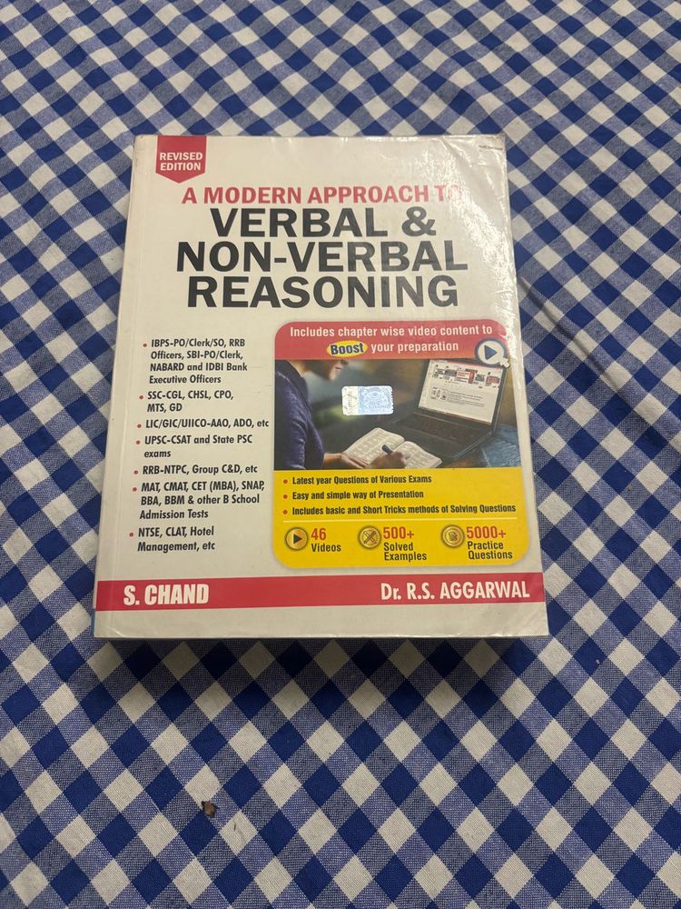 Verbal &amp; Non-Verbal Reasoning Book