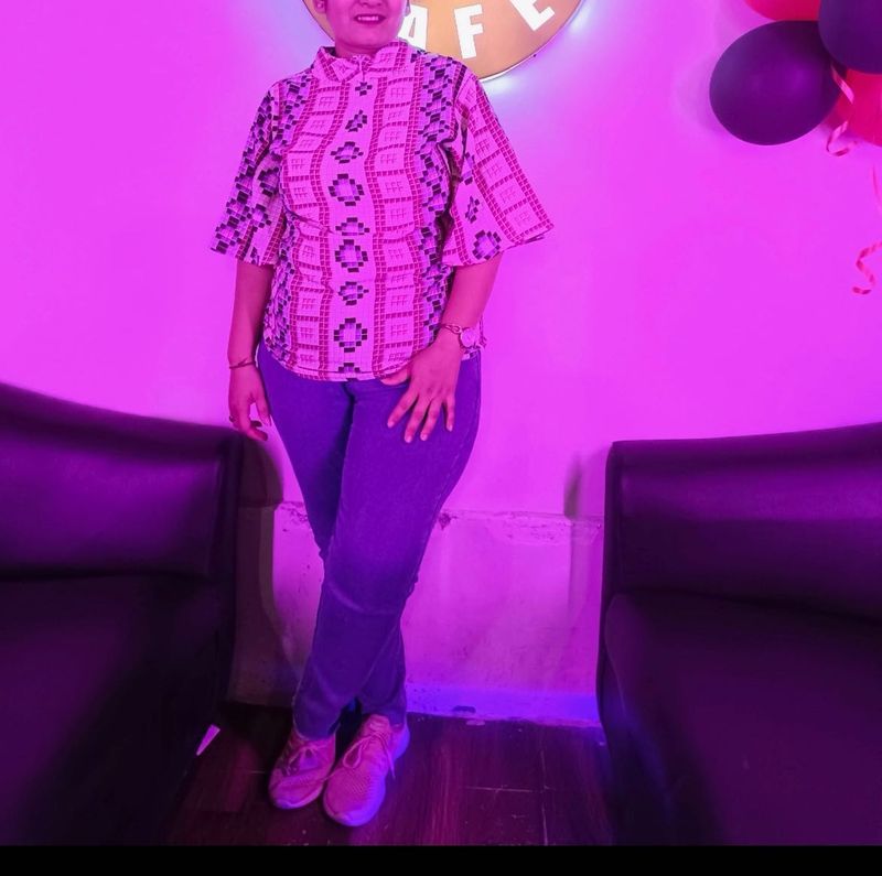 Patterned Top