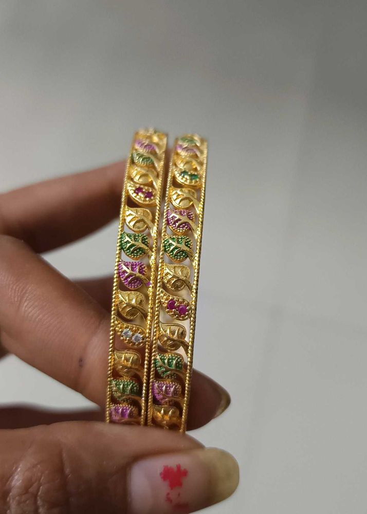 Gold-Plated Bangles
