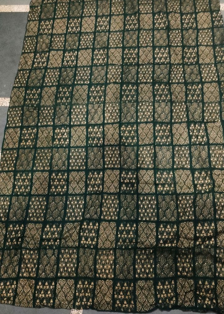 Green Printed Dupatta