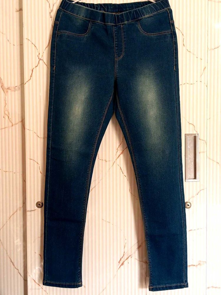 New Denim Jeggings 30 Navy Blue