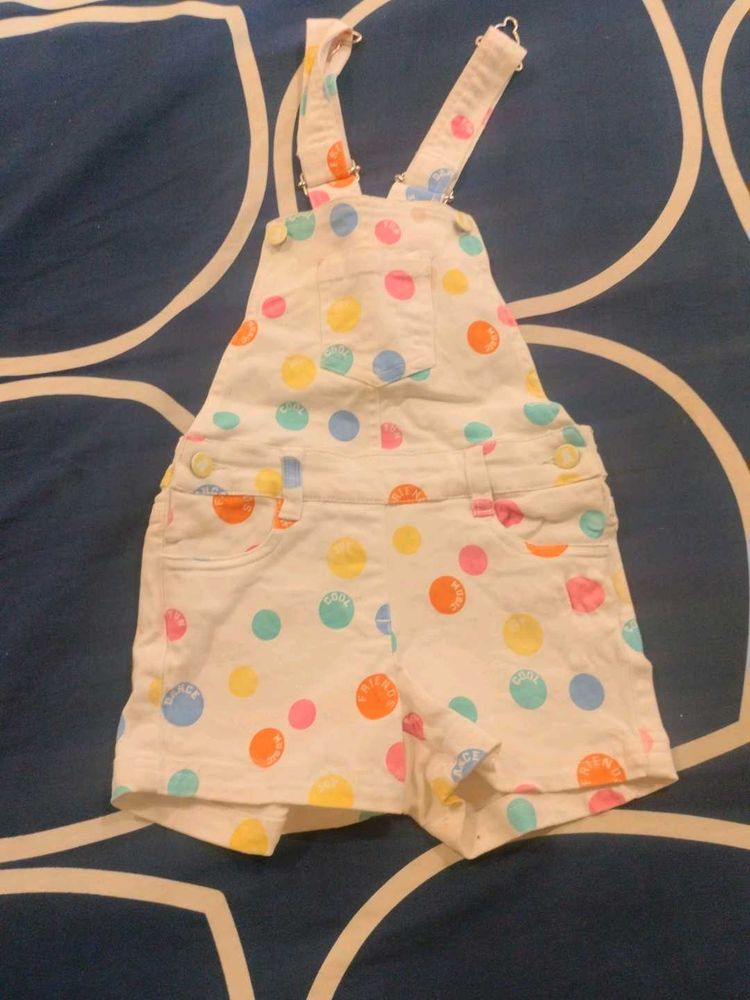 Cute Polka Dot Overalls