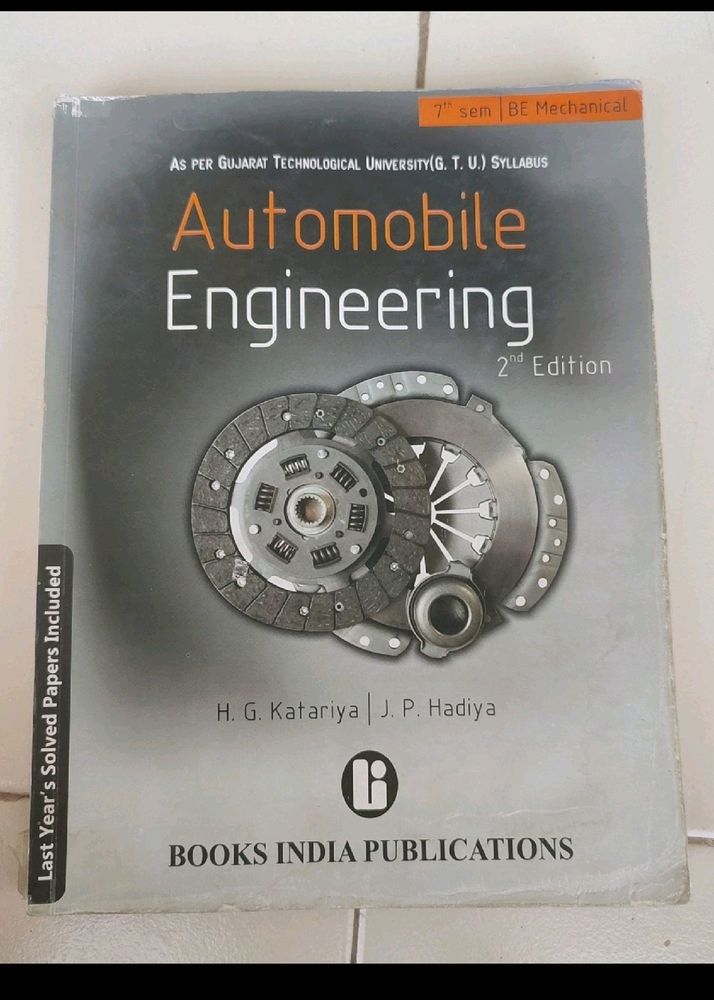 Automobile Engineering Book