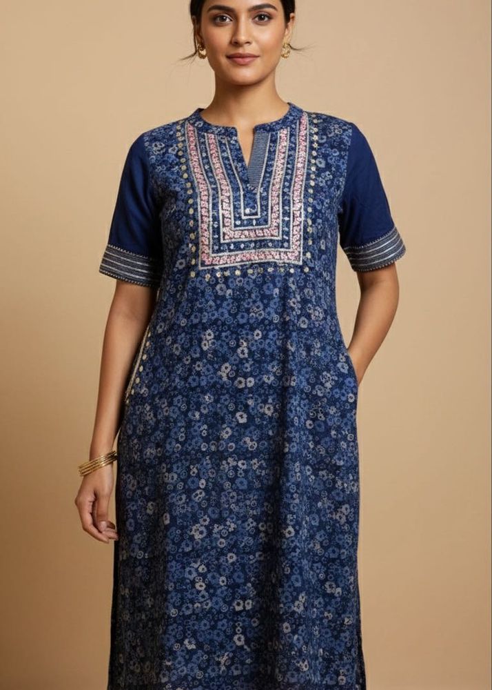 Elegant Embroidered Kurta