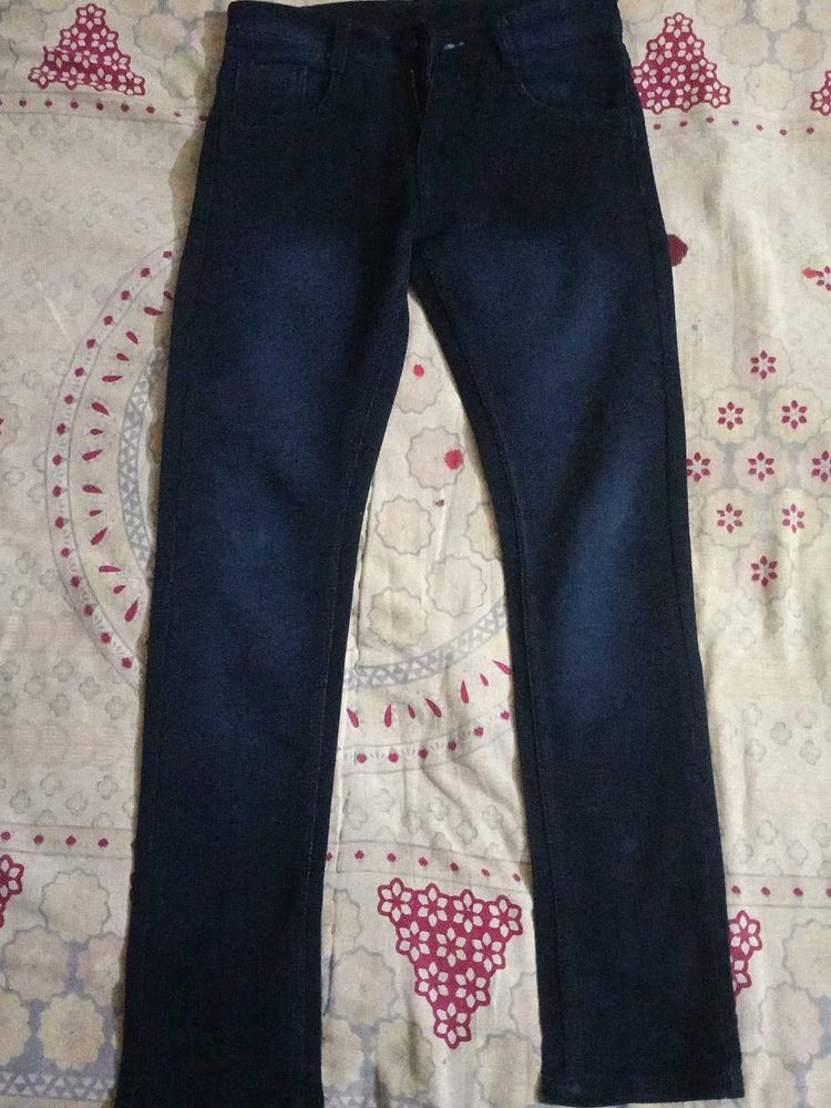 Dark Blue Denim Jeans