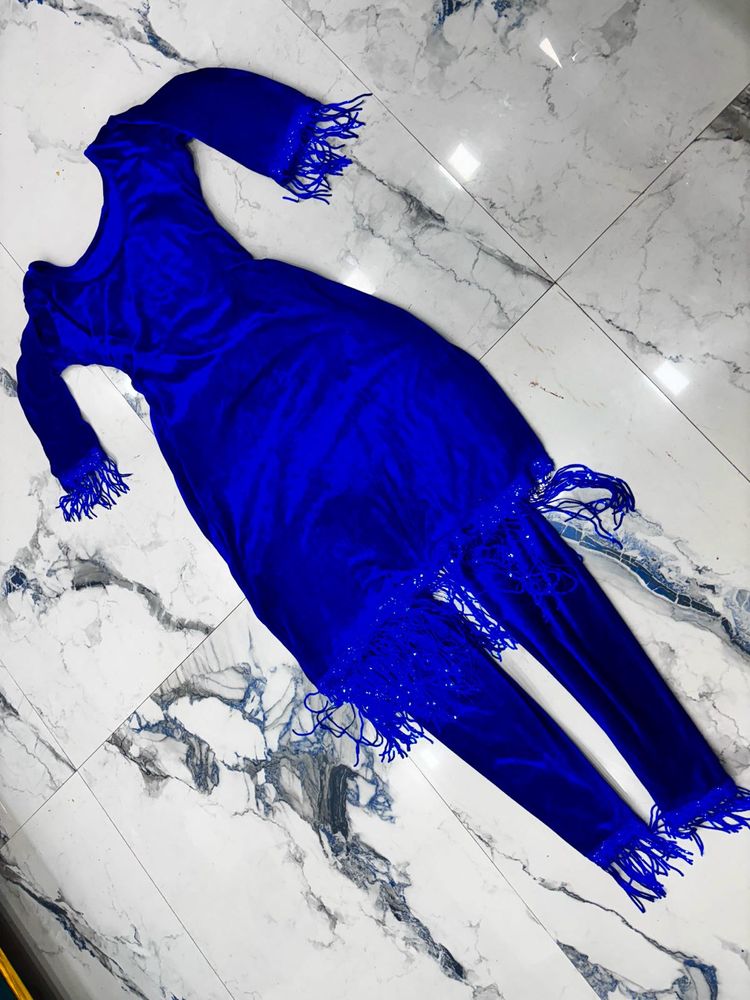 Elegant Blue Kurta Set