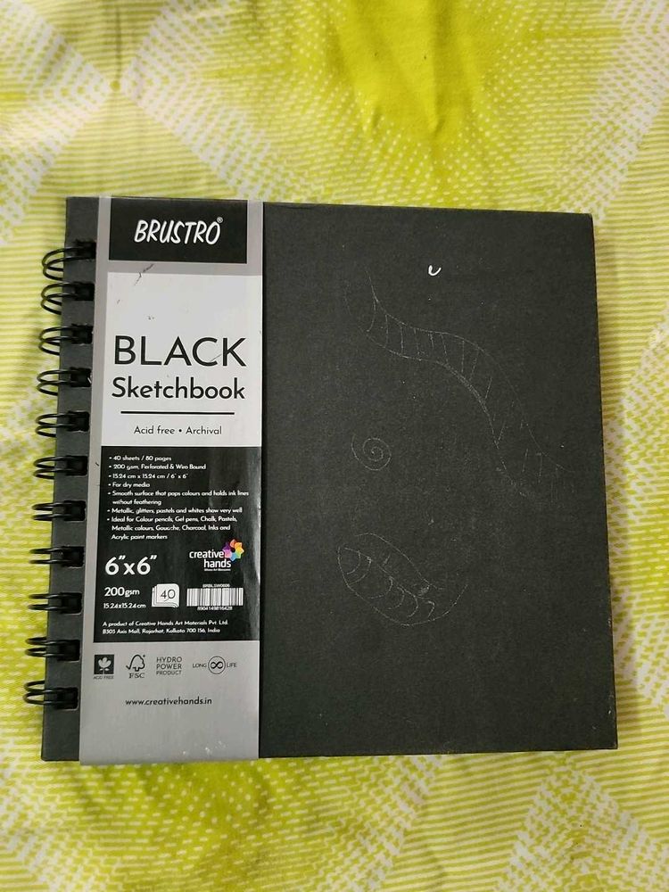 Brustro BLACK SKETCHBOOK