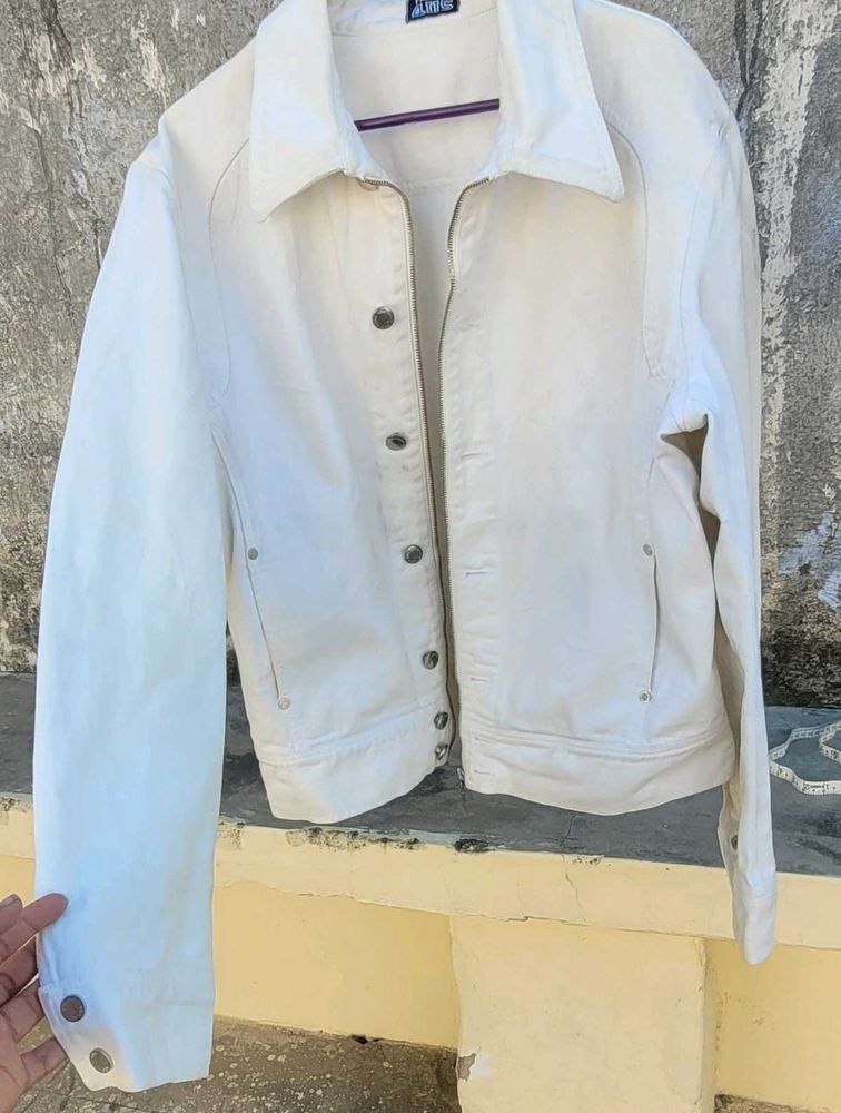 Vintage Off-White Denim Jacket