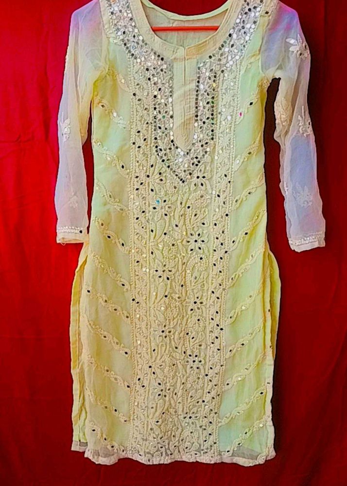 Lakhnavi Palazo Set With Dupatta.