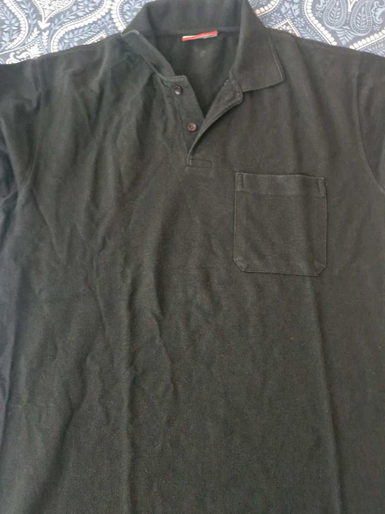 Men&#39;s Black Polo Shirt