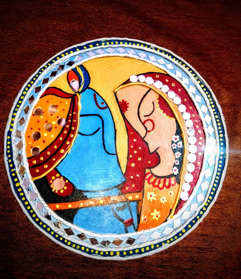Radhe Krishna Wall Hanging