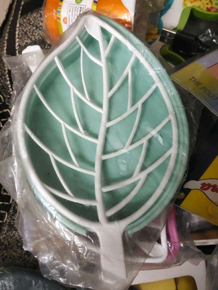 Leaf Shaped Soap Storage 2 Pc