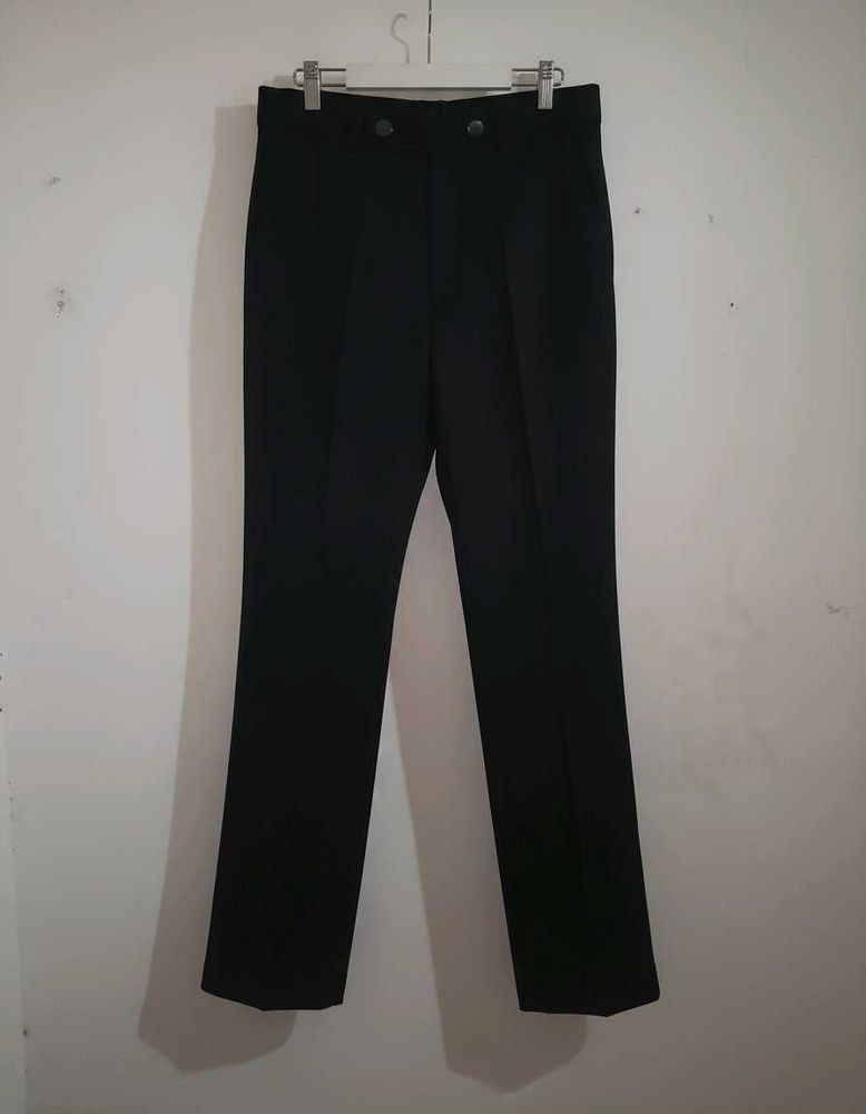 Girls Stylish Black Slit Flare Pants