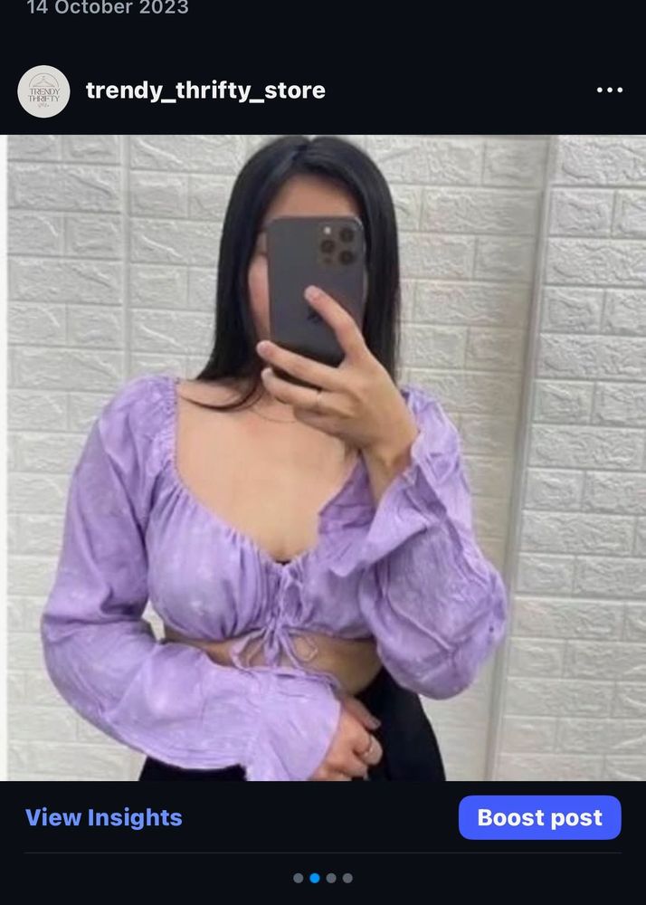floral lavender top
