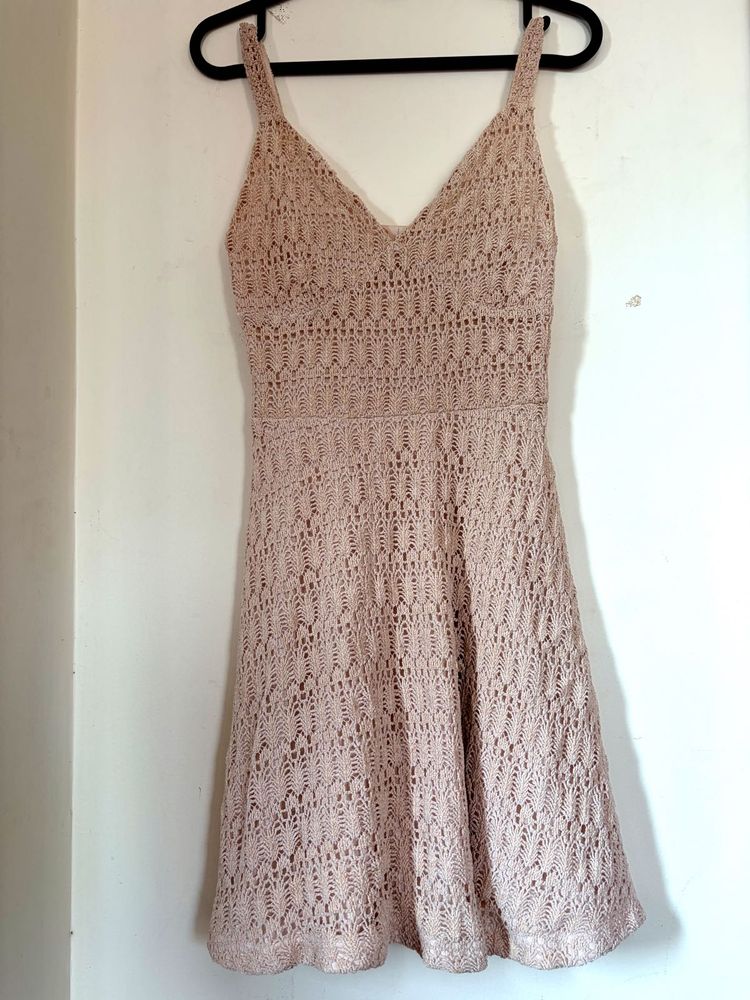 Crochet Mini Dress