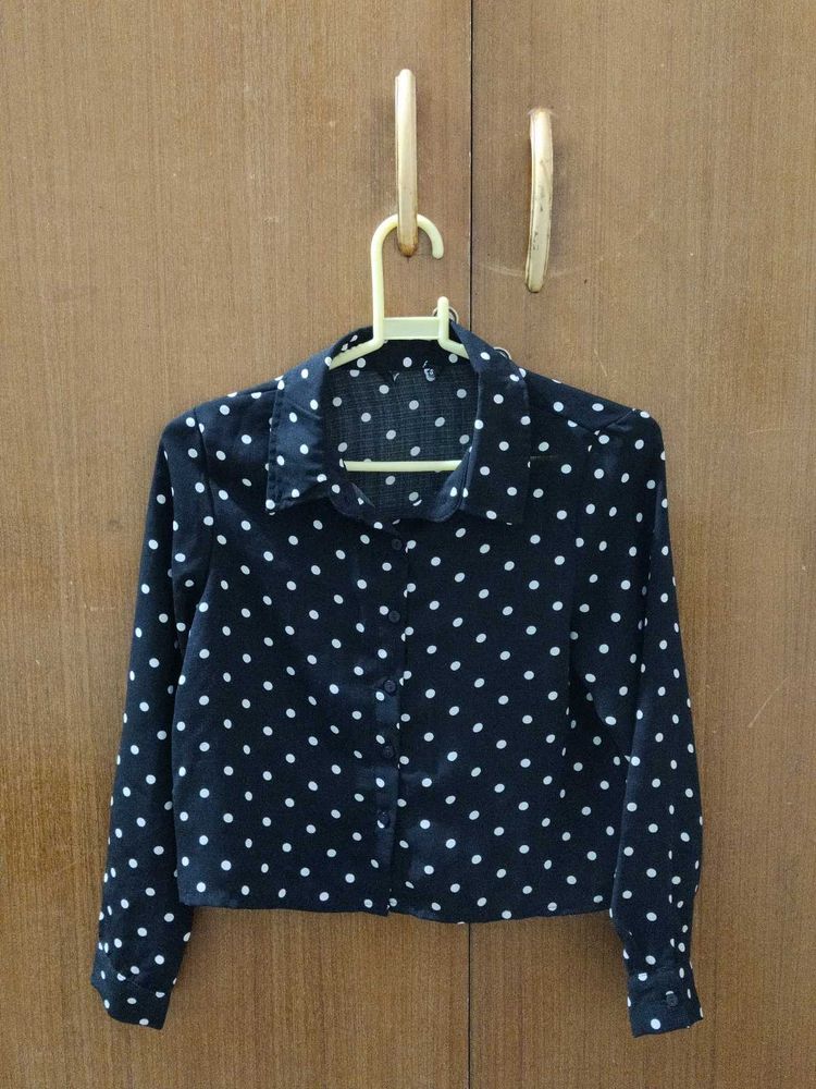 ZUDIO POLKA DOTS SHIRT FOR WOMEN