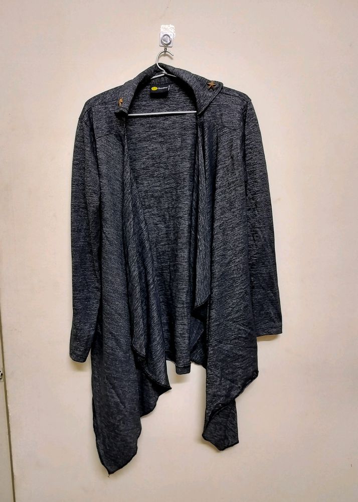 Grey Textured Shrug