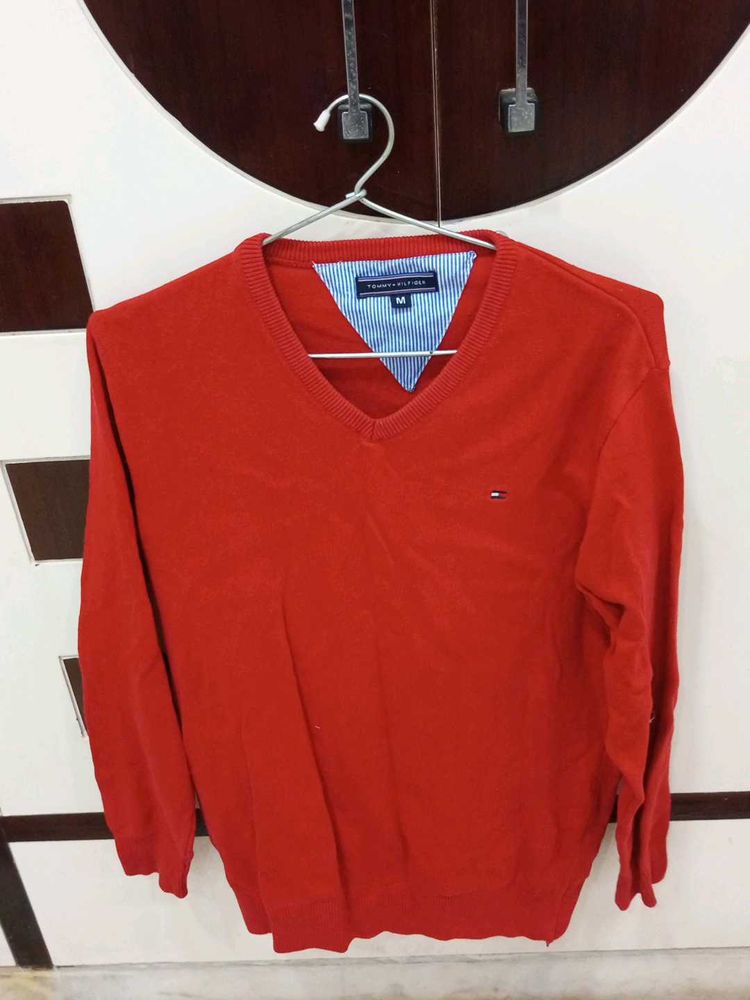 Tommy Hilfiger Red Sweater