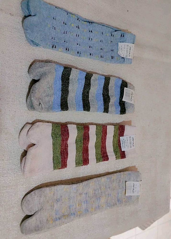 Cotton Socks ( Set Of 4 Pair)