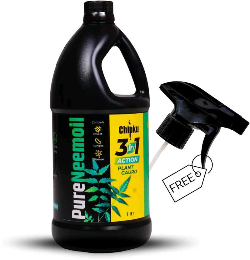 Chipku Pure Cold-Pressed Water-Soluble Neem Oil 1L