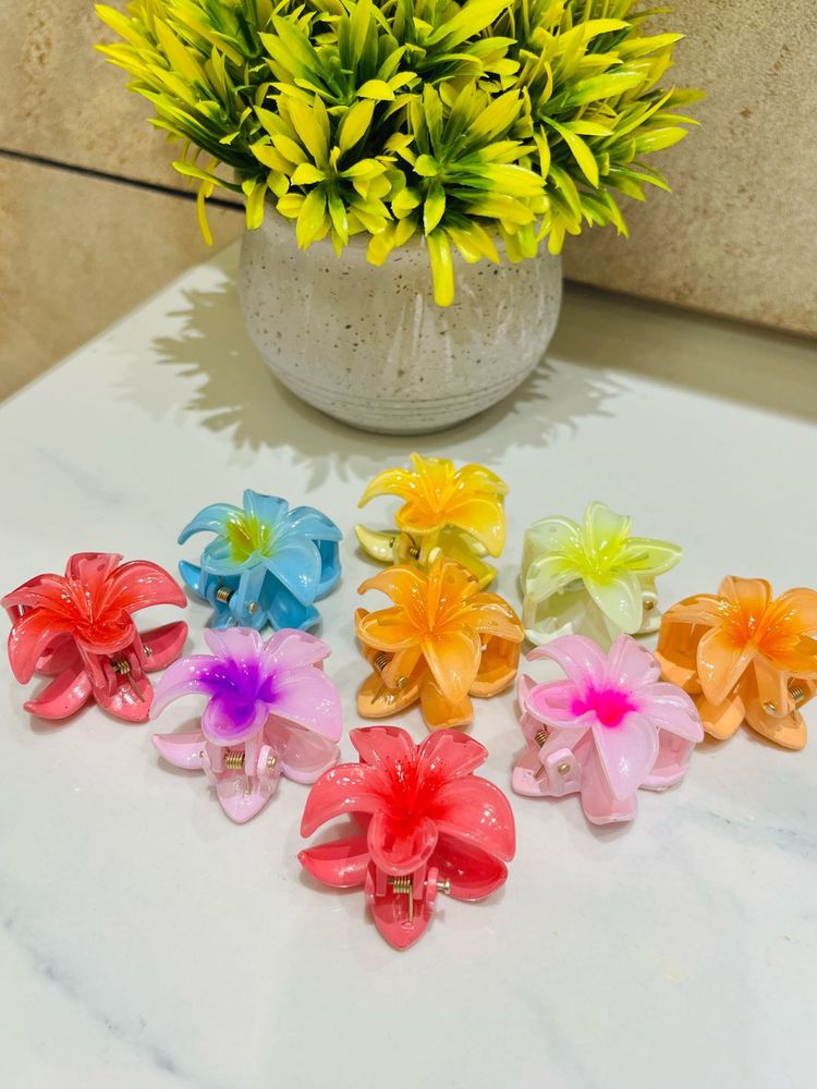 Wholesale And Retail Both Floral Hair Clips