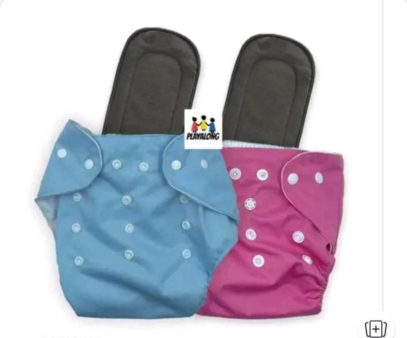 Reusable Cloth Daipers Washable , Adjustable Size